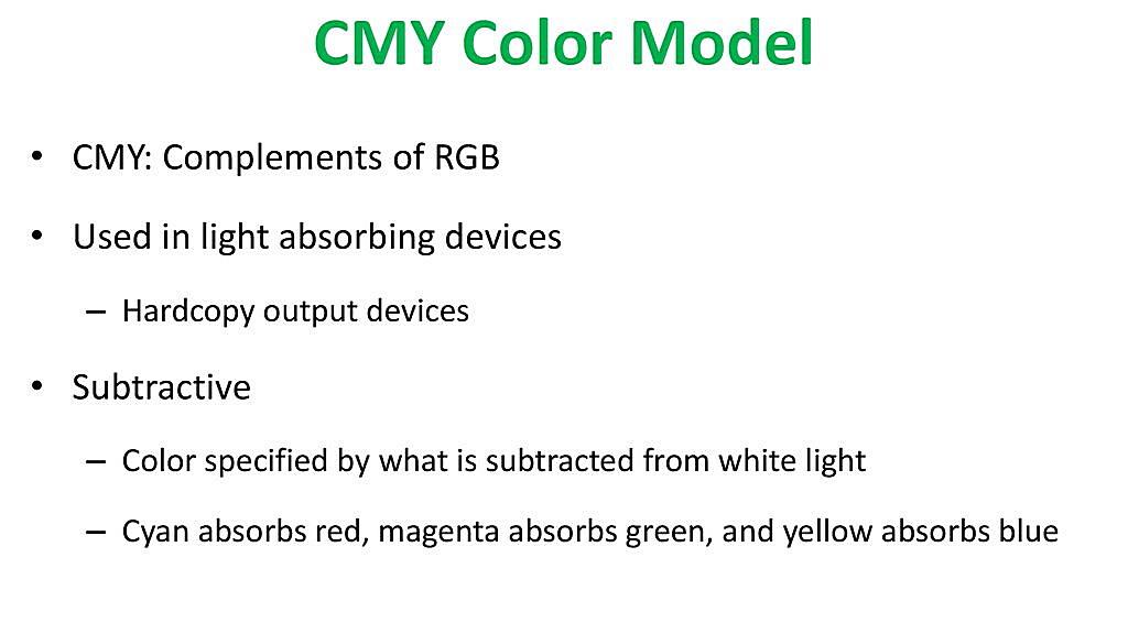 What Is Subtraction Of Colour Explain